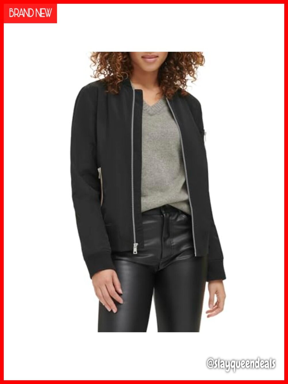 Levi's Lightweight MA-1 Bomber Jacket Women's Aviator Style